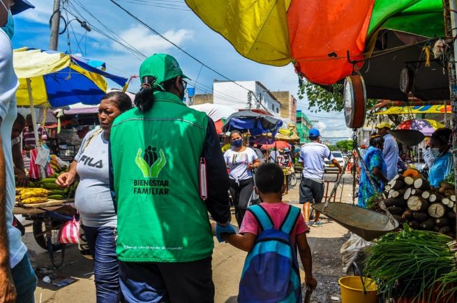 Icbf lideró jornadas de verificación de derechos a niños y adolescentes en el mercado de Maicao