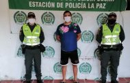 Con dos órdenes judiciales, capturado hombre en La Paz, Cesar
