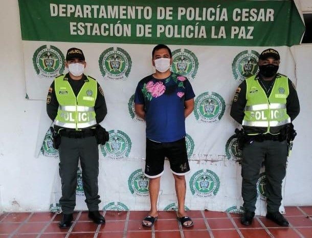 Con dos órdenes judiciales, capturado hombre en La Paz, Cesar