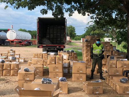 La Polfa Cesar incautó más de $ 1.700 millones en mercancía de contrabando