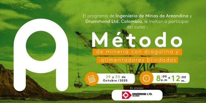 A través de plataformas digitales Areandina y Drummond, capacitarán a estudiantes de Ingeniería de Minas