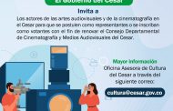 Convocan para integrar Consejo Departamental de Cinematografía y Medios Audiovisuales