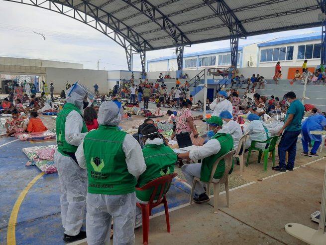 Unidades Móviles del Icbf despliegan su marco de atención a damnificados por las lluvias en La Guajira