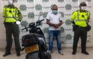 Capturado luego de robar motocicleta a una ciudadana en Valledupar