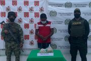 En el sur del Cesar, capturado con 2.000 gramos de cocaína