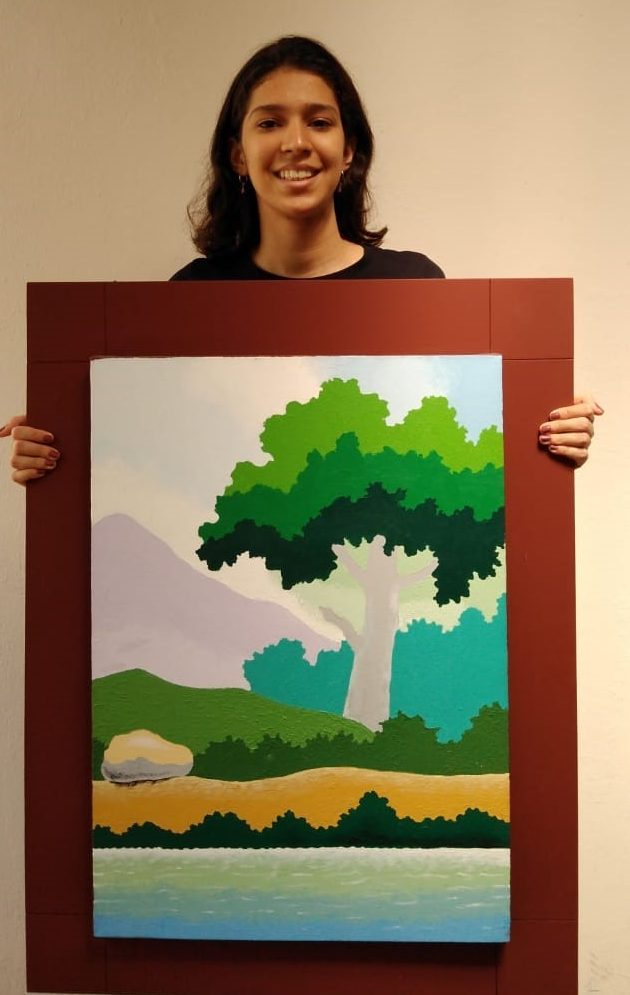 Esta es la ganadora de la exposición “El arte de mi tierra”
