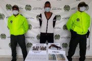 En allanamiento, capturado hombre en Chiriguaná con arma de fuego y estupefaciente