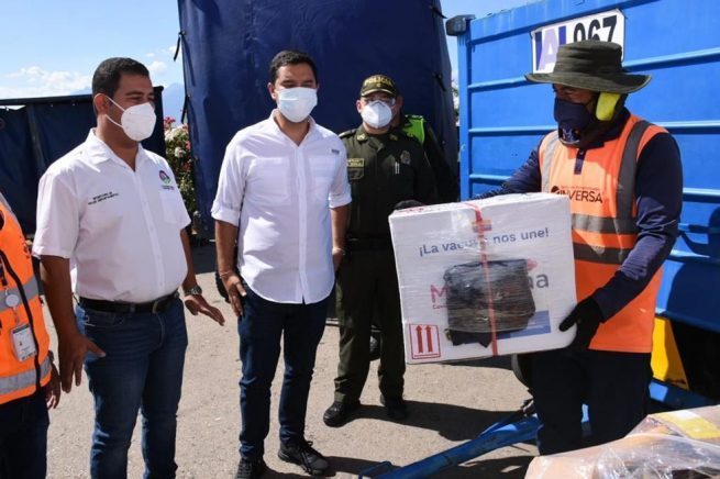 A Valledupar llegó el primer lote de vacuna contra el Covid-19