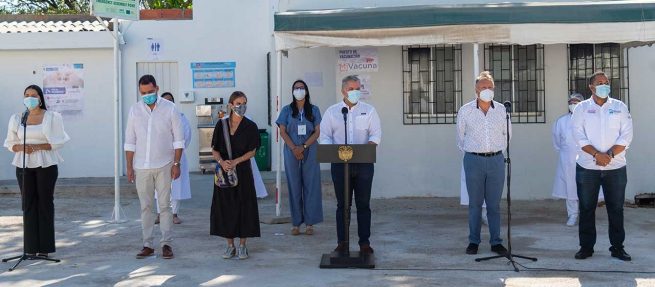 Desde La Guajira, el Presidente Duque dijo que espera que la vacunación sea ágil