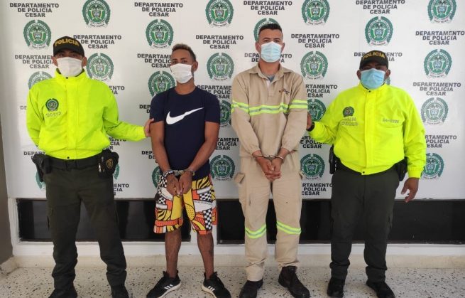 Dos capturados por hurto calificado en Valledupar