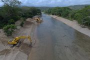Avanza obra de restauración geomorfológica en un tramo del río Cañas en Dibulla, La Guajira