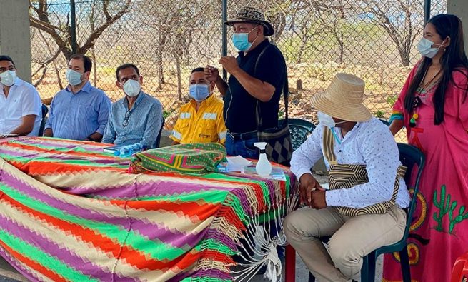 Comunidad indígena de provincial y Cerrejón protocolizan la firma de un acuerdo histórico
