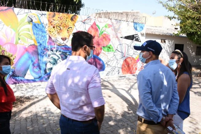 Viceministro de cultura conoció los adelantos del plan de embellecimiento del Centro Histórico y barrio Cañaguate