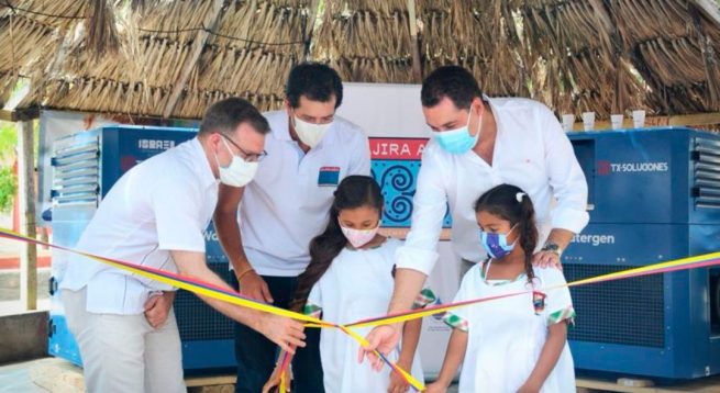 Embajada de Israel dona dos generadores de agua atmosférica para el programa Guajira Azul