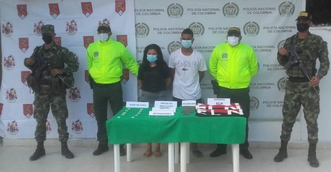 Detenidos presuntos informantes de las estructuras del frente Camilo Torres Restrepo del Eln