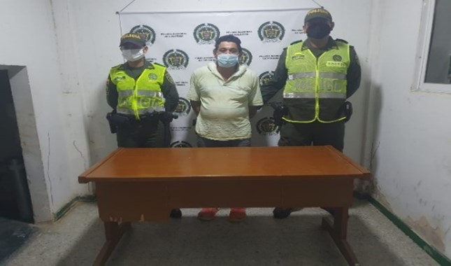 Capturado por orden judicial, sindicado de actos sexuales con menor de 14 años