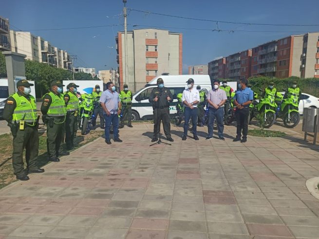 Con 120 hombres, Policía fortalece la seguridad ciudadana en Valledupar