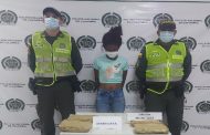 Con varias dosis de marihuana capturada mujer en Bosconia, Cesar