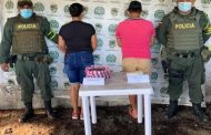Cayó pareja cuando transportaban marihuana y base de coca