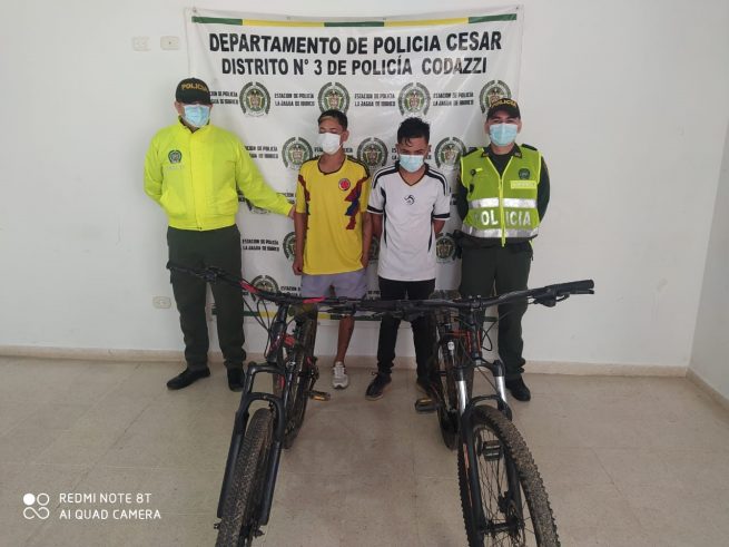 Cayeron por robar bicicletas en medio de la protesta social en La Jagua de Ibirico (Cesar)