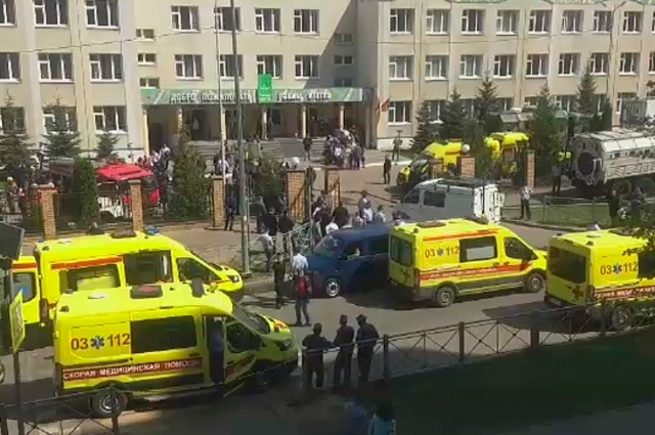 Mueren nueve niños y un profesor en un tiroteo en una escuela rusa