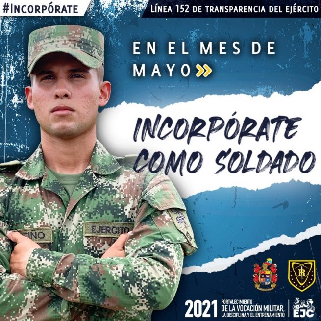 Esta es la convocatoria abierta para prestación del servicio militar