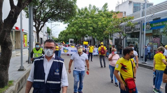 Procuraduría insta a alcaldes y gobernadores a cumplir protocolos para garantizar la protesta