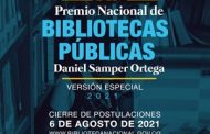 Abierta convocatoria para la segunda versión especial del Premio Nacional de Bibliotecas Públicas