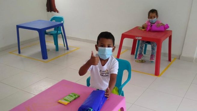 Niños de primera infancia regresan a unidades de servicio en La Guajira