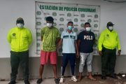 Por hurto calificado y receptación capturadas tres personas en Curumaní (Cesar)
