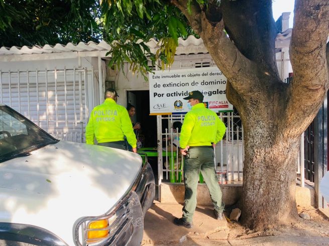 En el Cesar, seis inmuebles incautados por extinción de dominio por narcotráfico