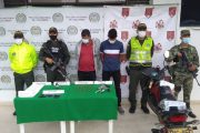 Capturados dos presuntos integrantes de grupo delincuencial EPL en el Cesar