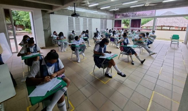 Institución Educativa de San Juan del Cesar (La Guajira), uno de los seleccionados para el proyecto Colegios del Deporte