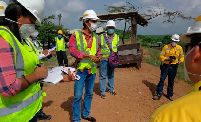 La Anla y la comunidad de El Rocío comprueban que no hay avance hacia el arroyo Bruno en el Tajo La Puente