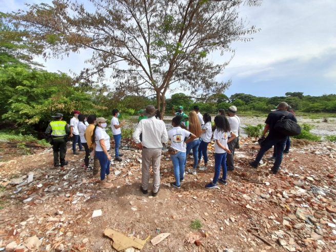 Frenar la problemática socioambiental en el río Guatapurí, es la apuesta de Corpocesar, tras visitar la margen derecha