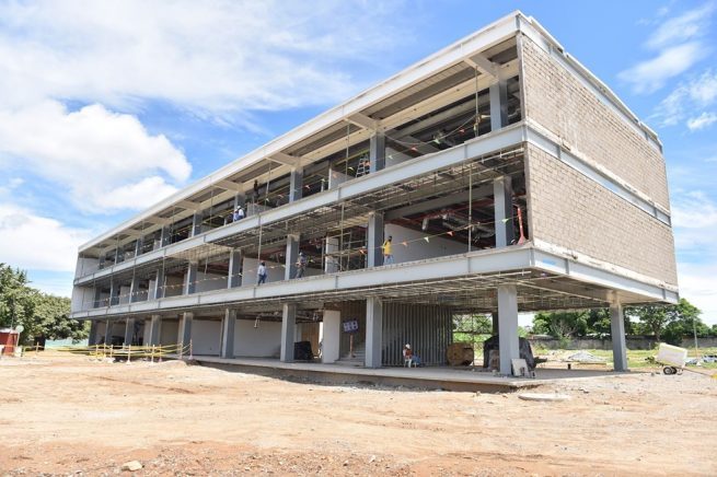 Gobierno del Cesar avanza en la construcción de aulas en sede de la UPC Aguachica