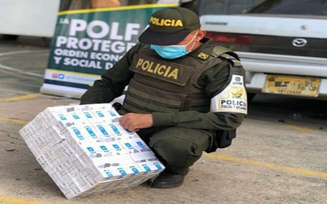 La Polfa aprehendió 4 mil cajetillas de cigarrillos de contrabando