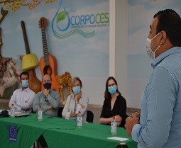 Corpocesar recibió a miembros de la UE atraídos por los emprendimientos verdes del Cesar
