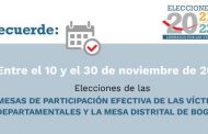 Víctimas se alistan para elección de mesas departamentales de participación