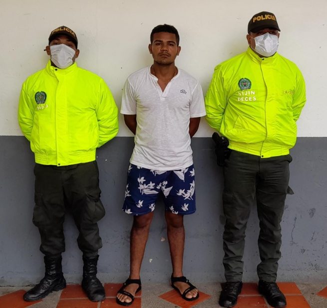 Capturado por el delito de homicidio agravado y porte de armas de fuego