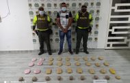 Cayó en el Cesar con 36 paquetes con base de coca