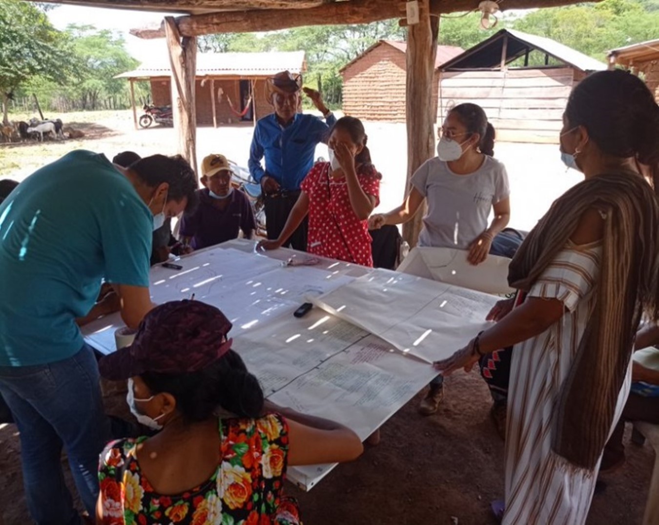 La URT lideró asamblea de cierre de la comunidad indígena Wayuú Tamaquito I de Barrancas, La Guajira
