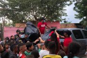 Escuadrón Móvil Antidisturbios de la Policía llevó regalos a Tierra Prometida en Valledupar