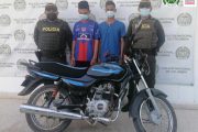 A la cárcel presuntos responsables del hurto de una motocicleta