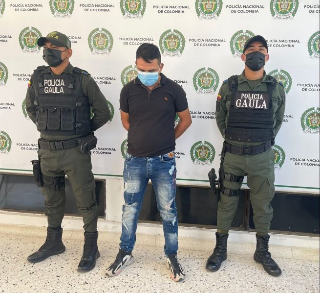 Cayó alias Tuto, presunto integrante del Eln en el Cesar