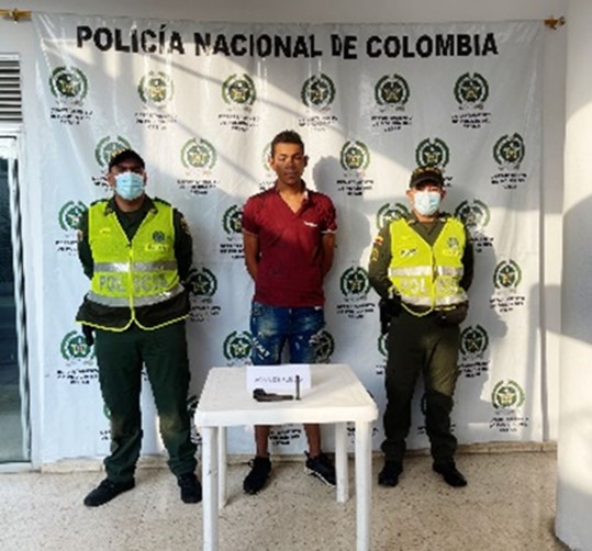 Con arma ilegal cayó en el sur del Cesar