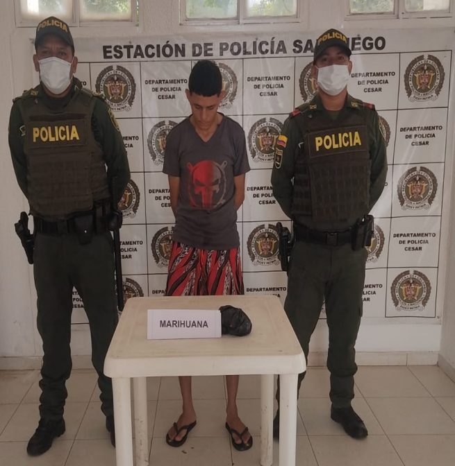 Cuando transportaba estupefacientes, capturan a un hombre en el Cesar