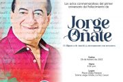 Listo homenaje para conmemorar primer aniversario del fallecimiento de Jorge Oñate