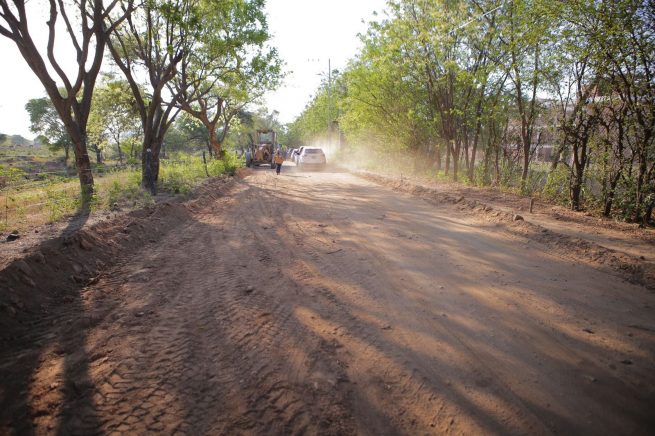 Inician pavimentación y mejoramiento del tramo vial del Seminario Juan Pablo II