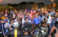 Ciclistas protestan en el puente de Hurtado para pedir seguridad en la vía